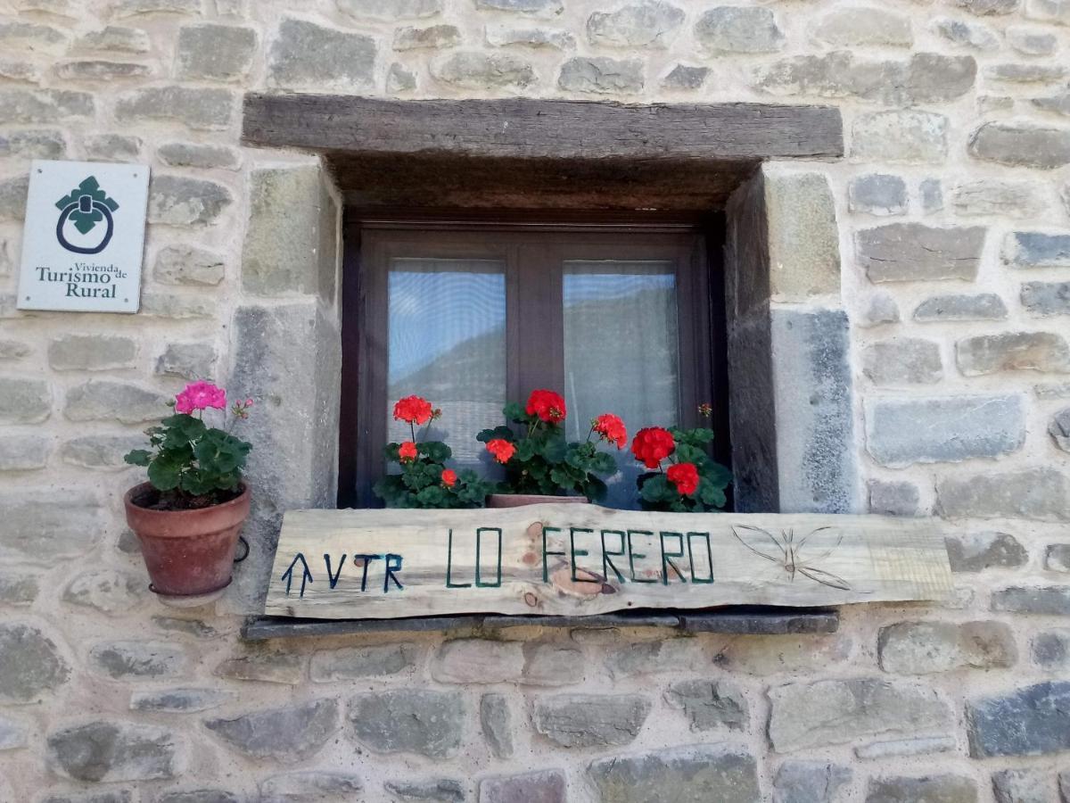 Pensjonat Casa Rural Lo Ferrero Belsué Zewnętrze zdjęcie
